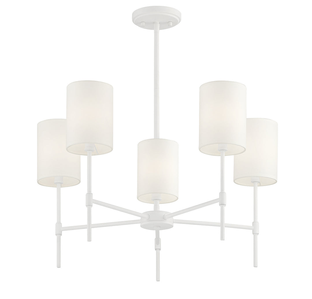 Meridian M10067BQW Chandelier Light - Bisque White