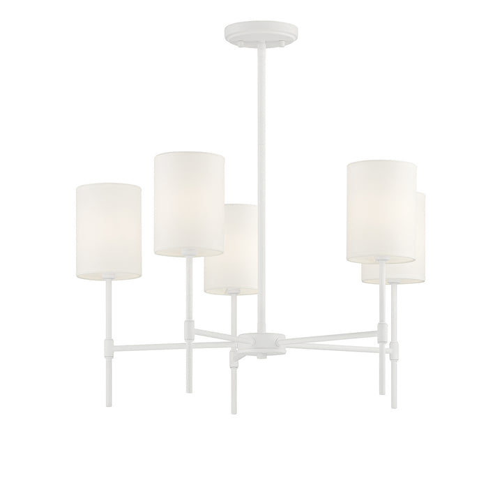 Meridian M10067BQW Chandelier Light - Bisque White