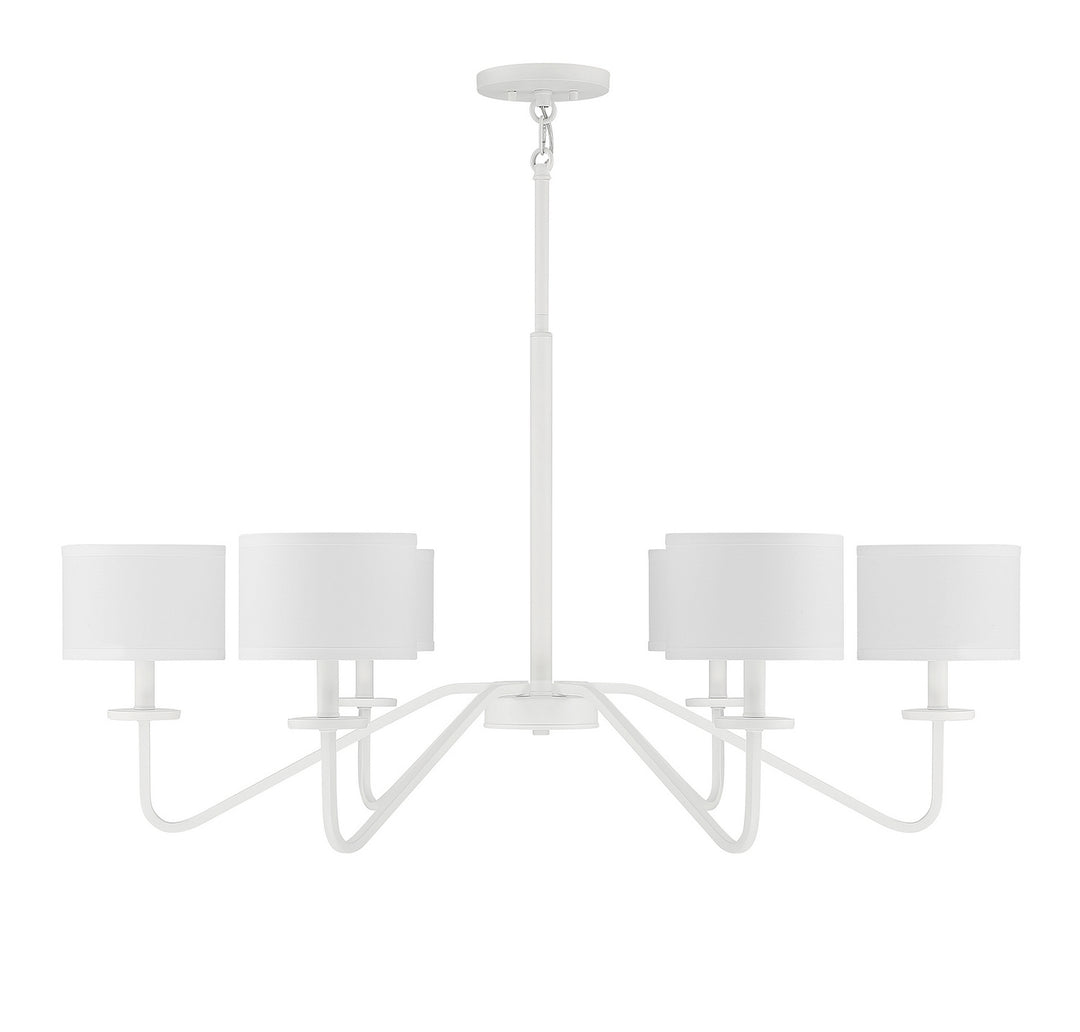 Meridian M10092BQW Chandelier Light - Bisque White