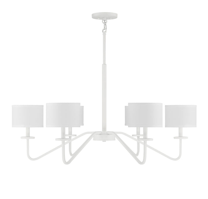 Meridian M10092BQW Chandelier Light - Bisque White