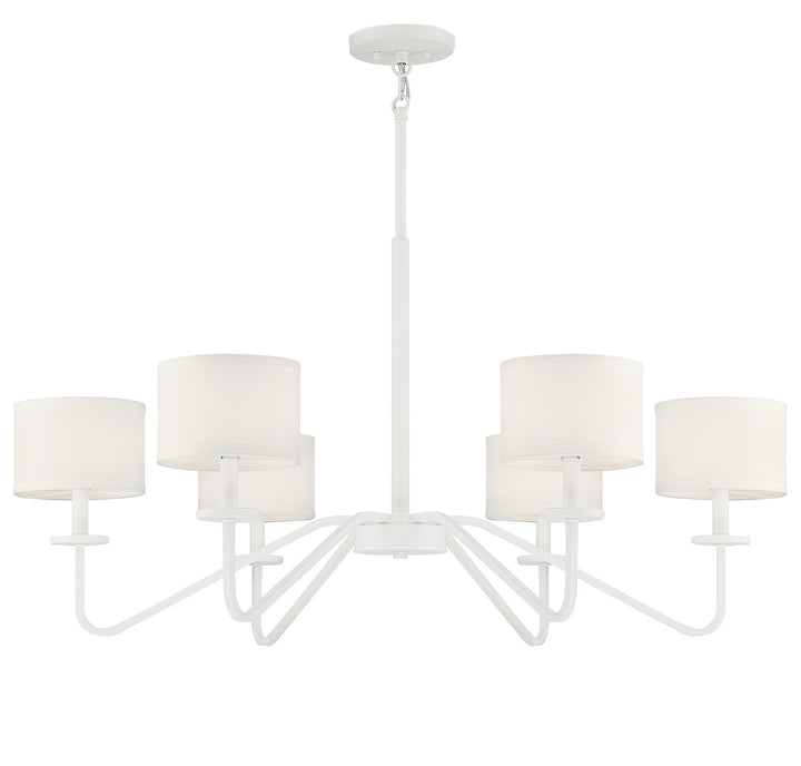 Meridian M10092BQW Chandelier Light - Bisque White
