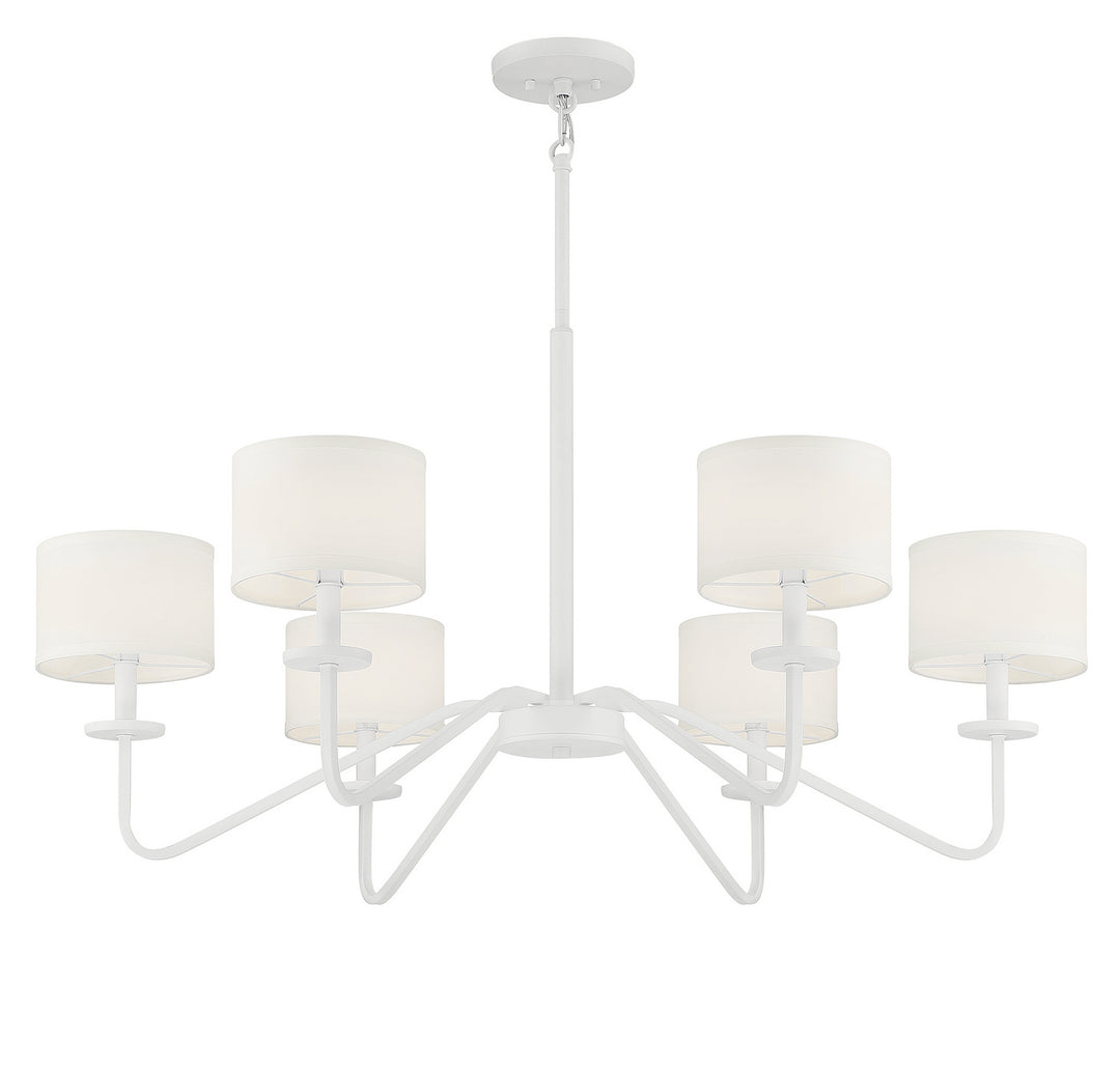 Meridian M10092BQW Chandelier Light - Bisque White