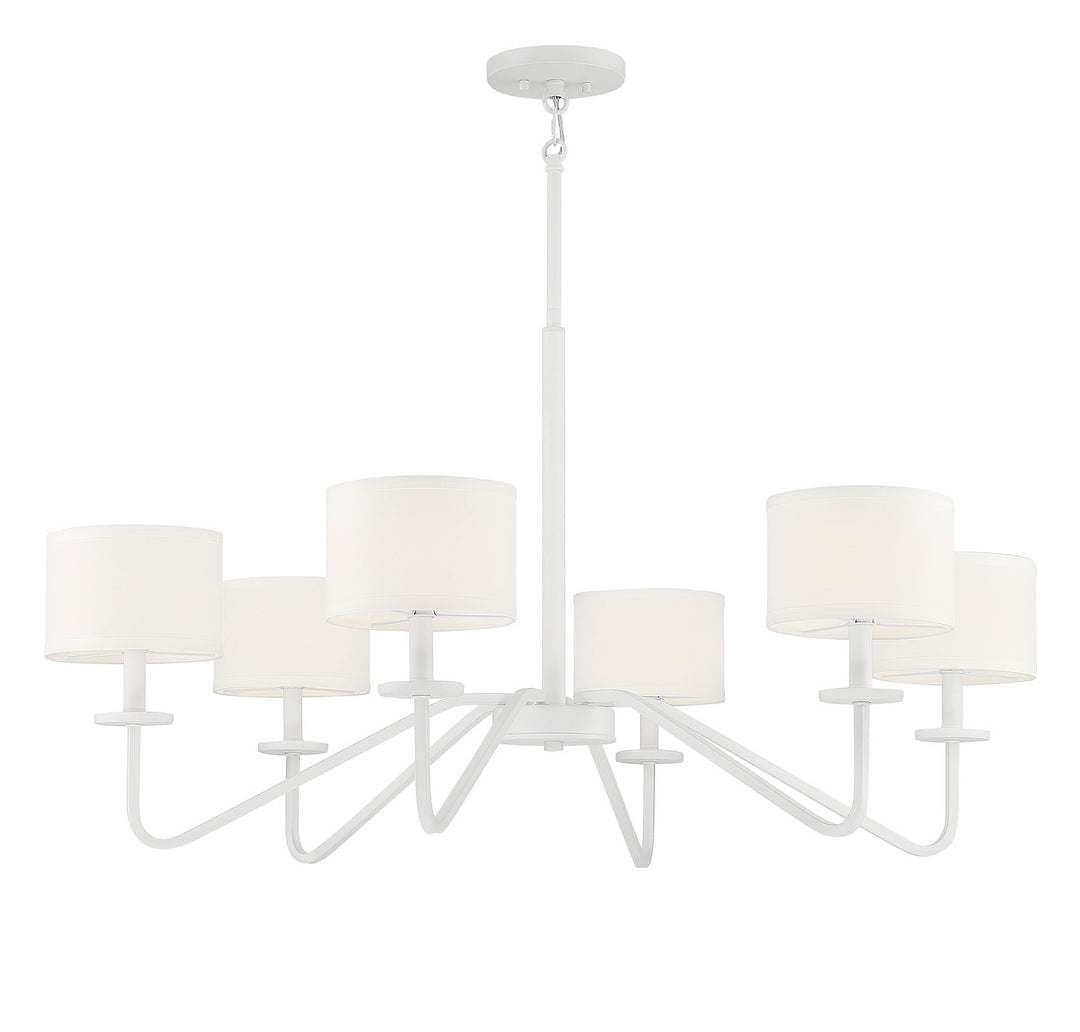 Meridian M10092BQW Chandelier Light - Bisque White