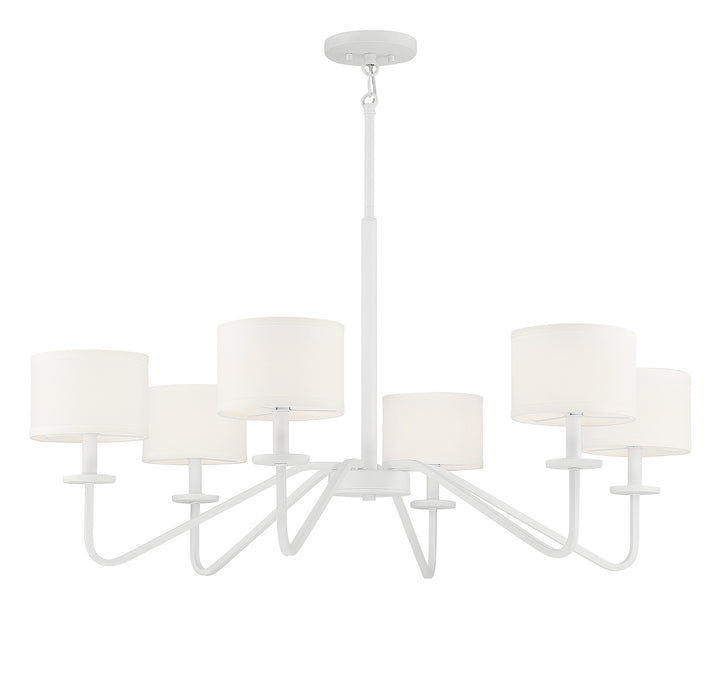 Meridian M10092BQW Chandelier Light - Bisque White