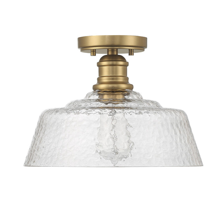 Meridian M60070NB Ceiling Light - Natural Brass