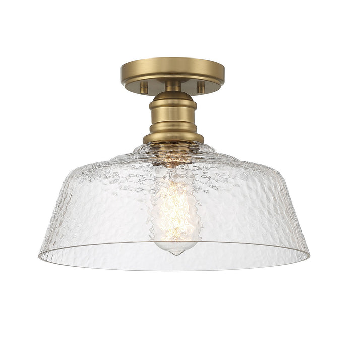 Meridian M60070NB Ceiling Light - Natural Brass