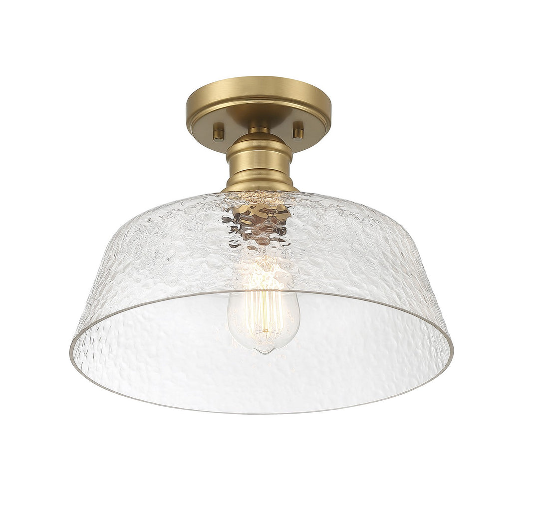 Meridian M60070NB Ceiling Light - Natural Brass