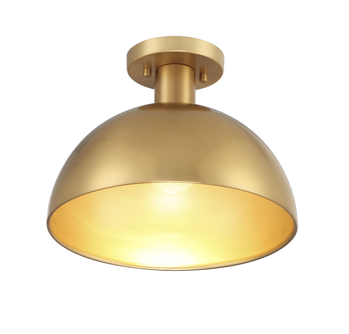 Meridian M60071NB Ceiling Light - Natural Brass