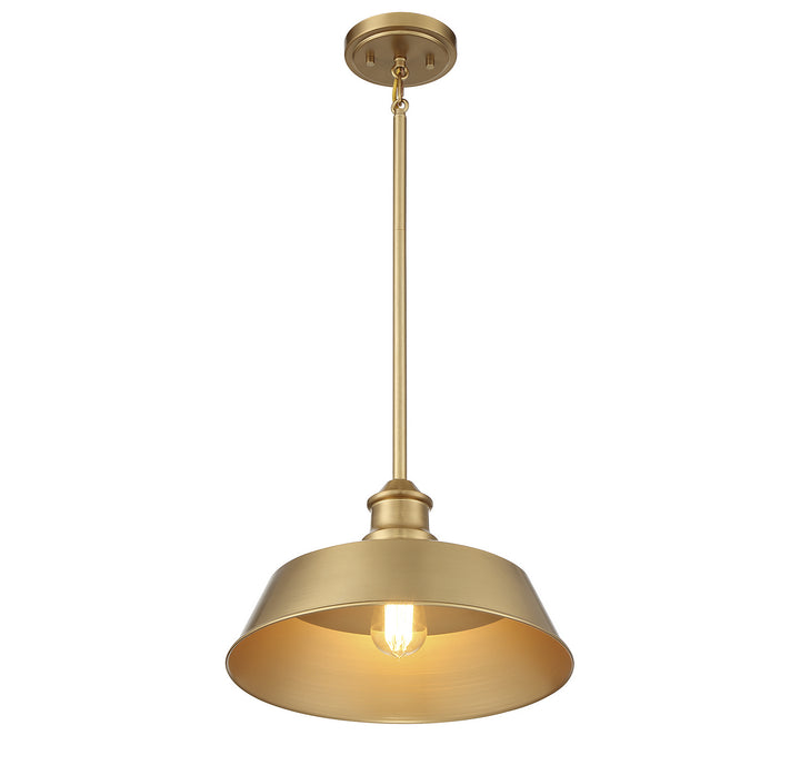 Meridian M7021NB Pendant Light - Natural Brass