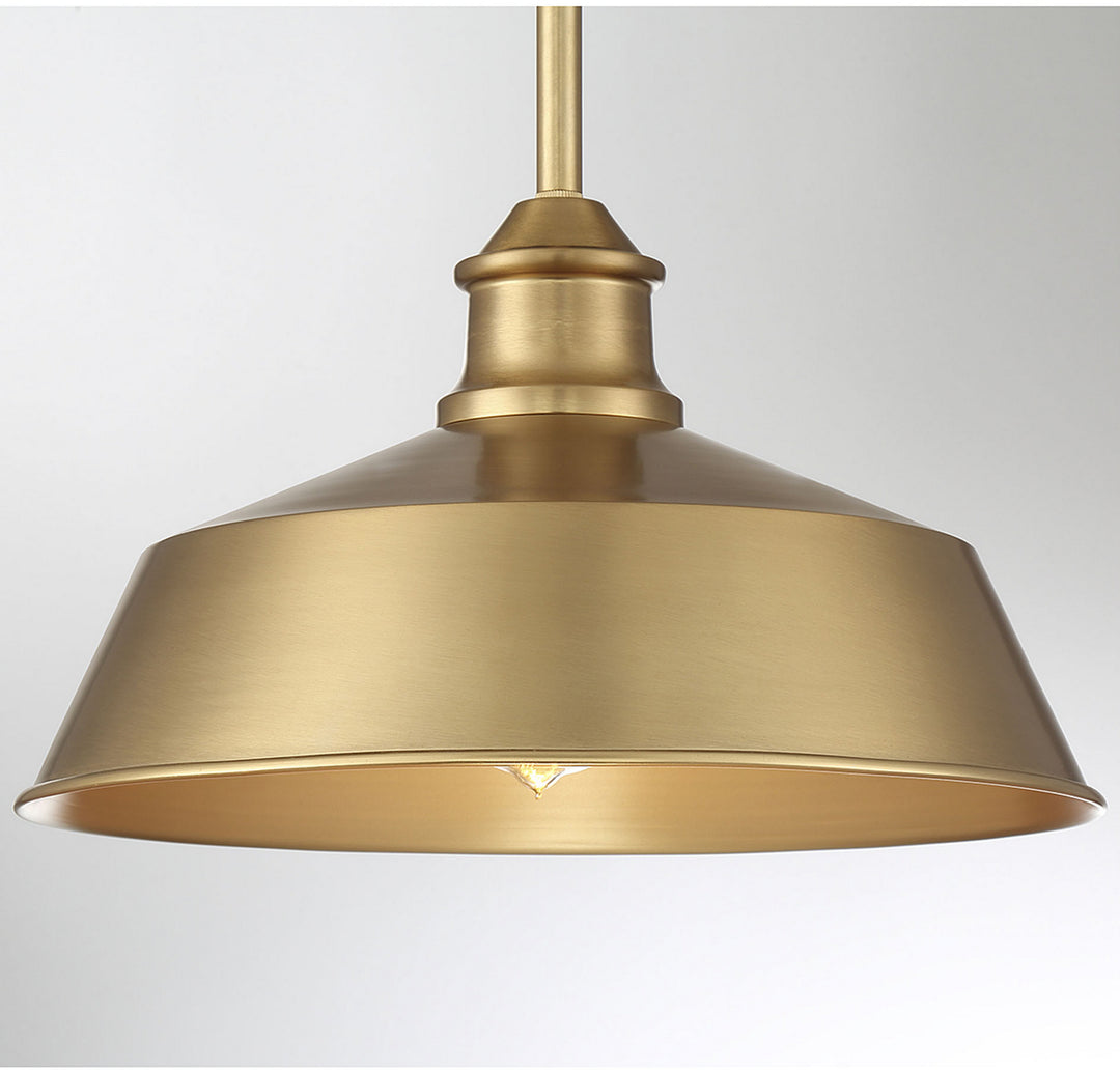 Meridian M7021NB Pendant Light - Natural Brass