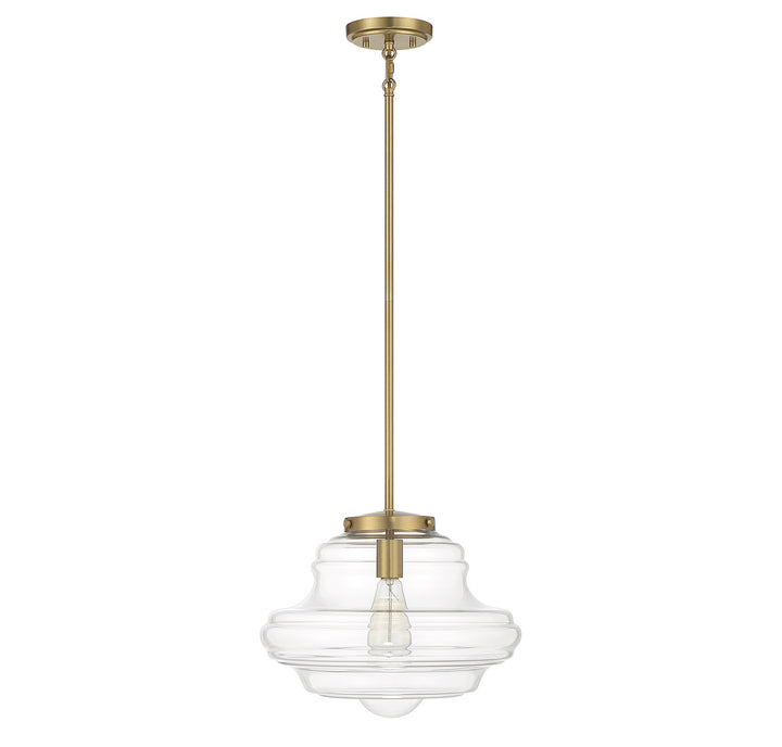 Meridian M7022NB Pendant Light - Natural Brass