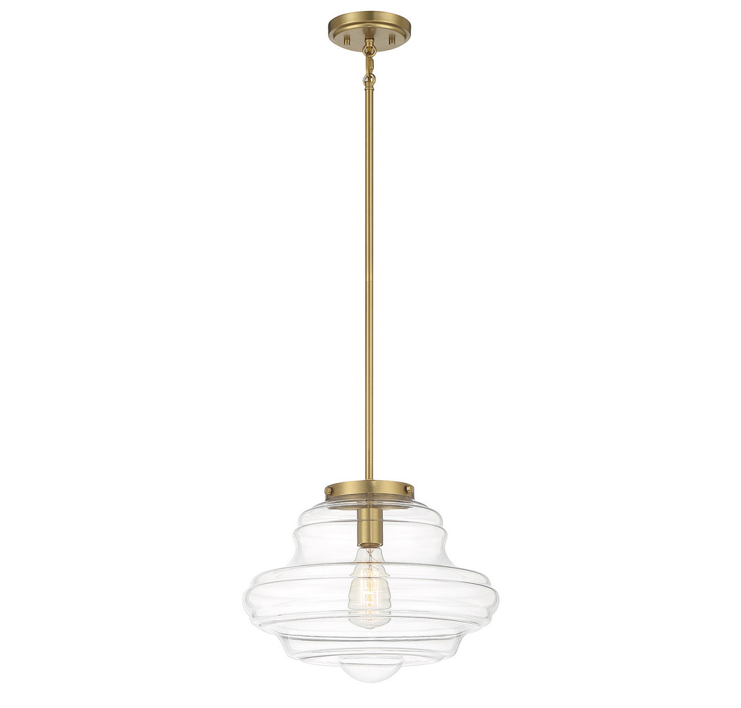 Meridian M7022NB Pendant Light - Natural Brass