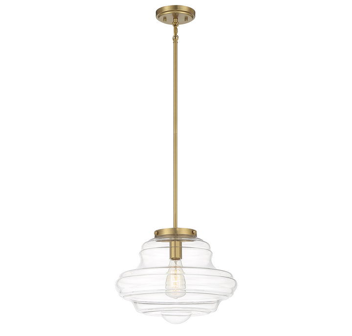 Meridian M7022NB Pendant Light - Natural Brass