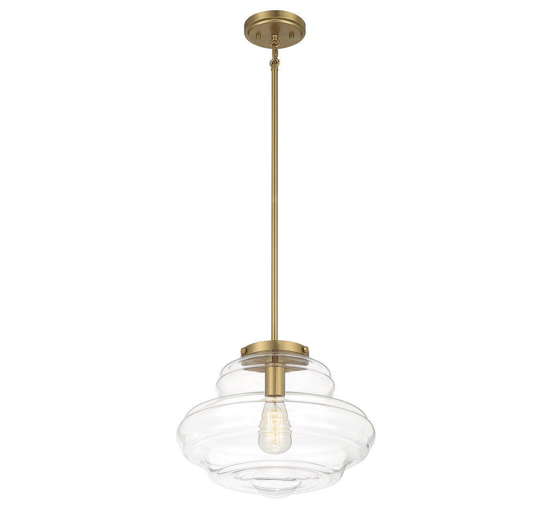 Meridian M7022NB Pendant Light - Natural Brass