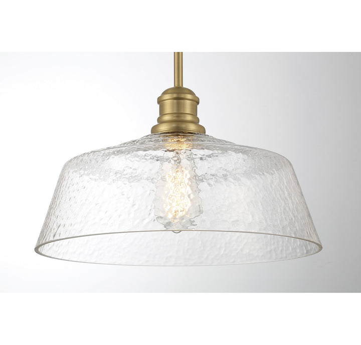 Meridian M7023NB Pendant Light - Natural Brass