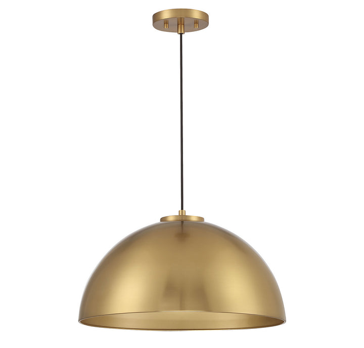 Meridian M7024NB Pendant Light - Natural Brass