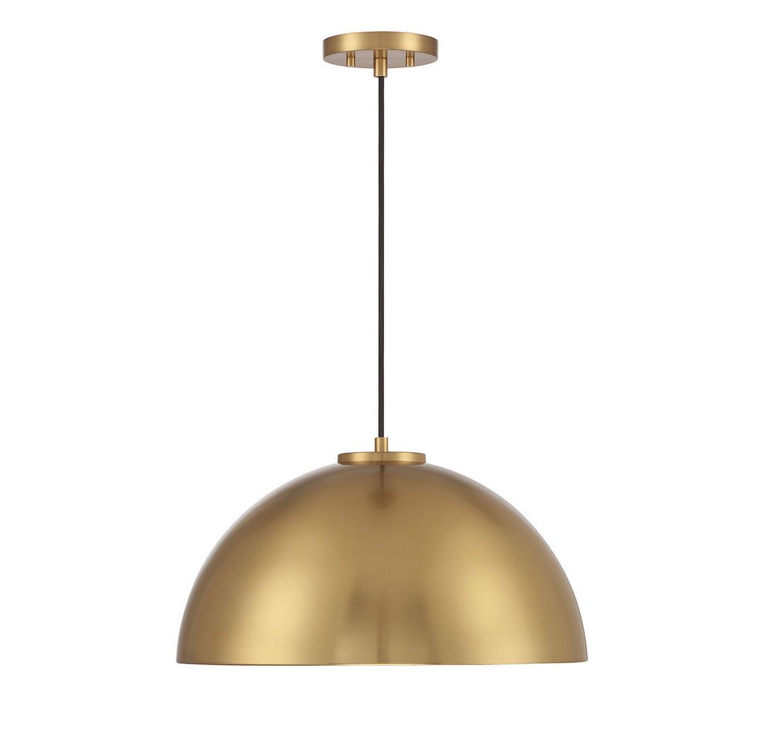 Meridian M7024NB Pendant Light - Natural Brass