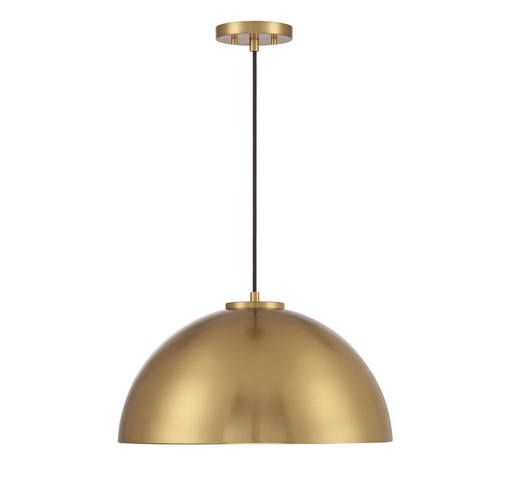 Meridian M7024NB Pendant Light - Natural Brass