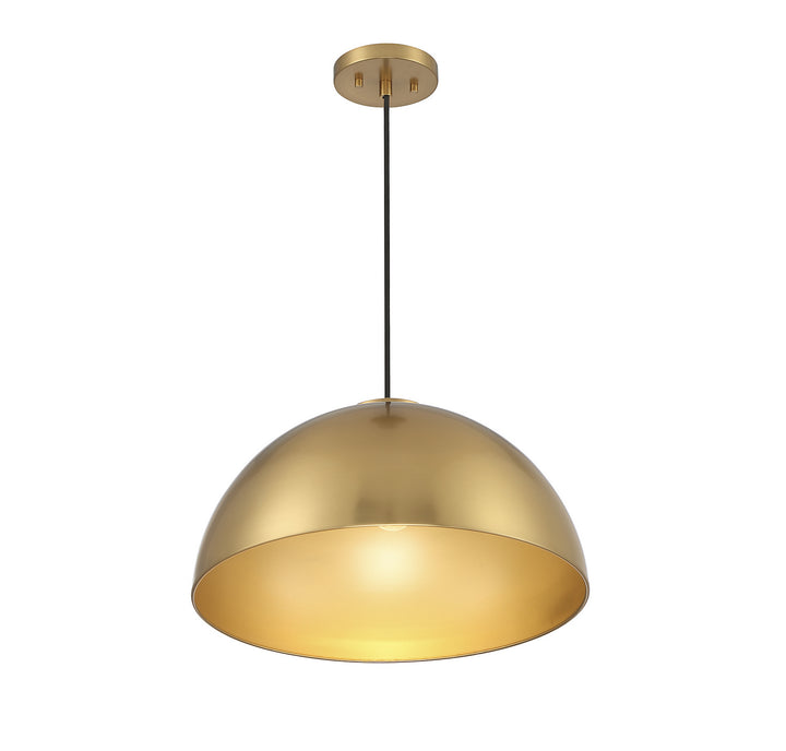 Meridian M7024NB Pendant Light - Natural Brass