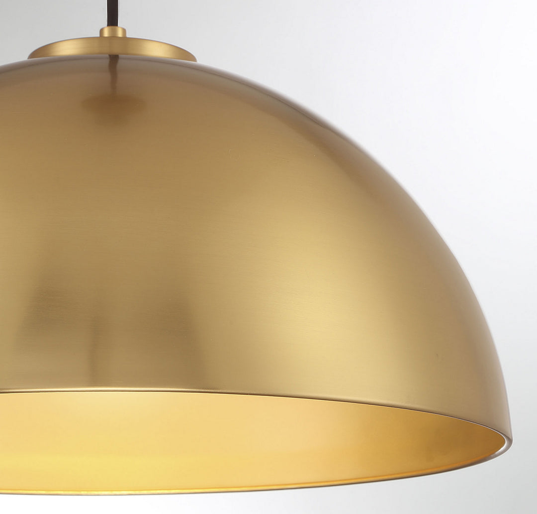 Meridian M7024NB Pendant Light - Natural Brass