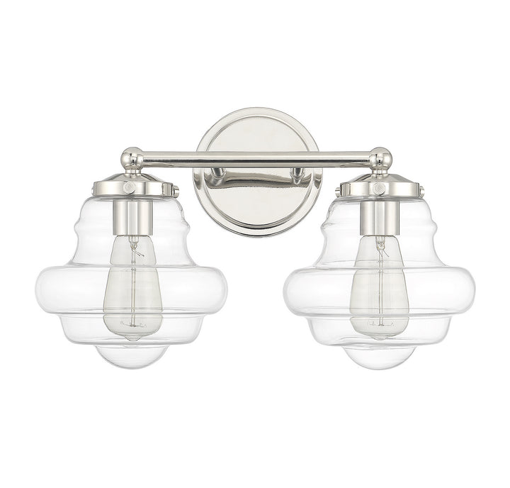 Meridian M80072PN Bath Vanity Light 17 in. wide - Polished Nickel