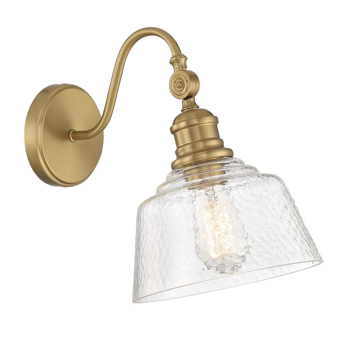 Meridian M90092NB Wall Light - Natural Brass