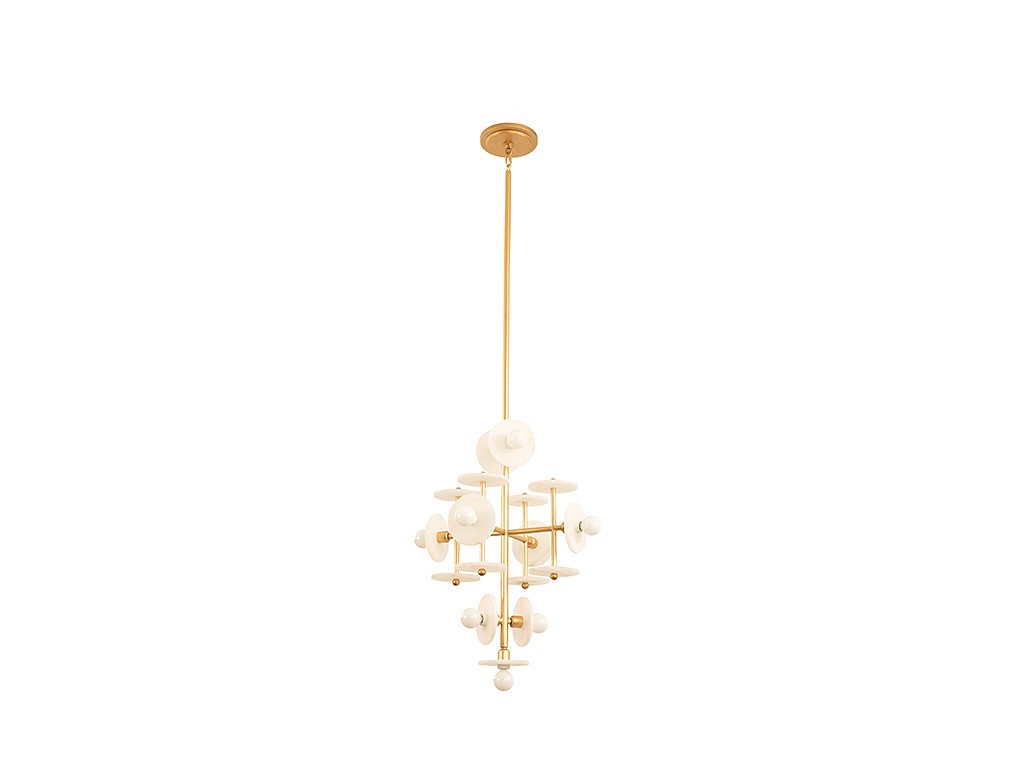 Savoy House Amani 1-1590-9-38 Chandelier Light - Gold