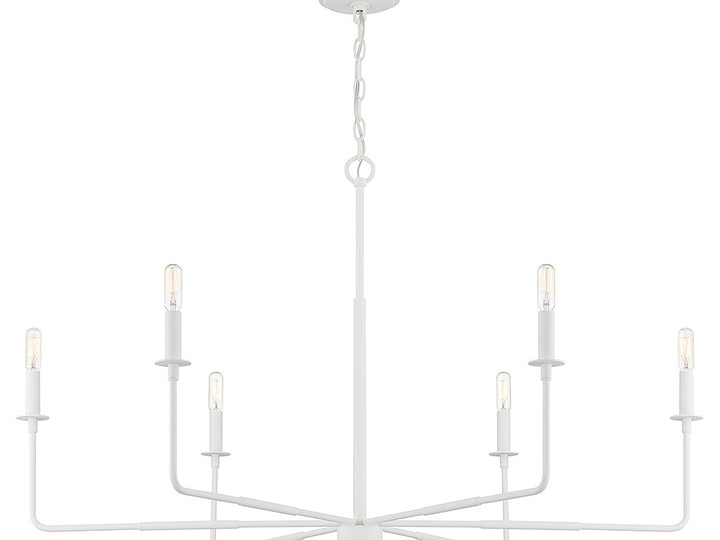 Savoy House Salerno 1-2221-6-83 Chandelier Light - Bisque White