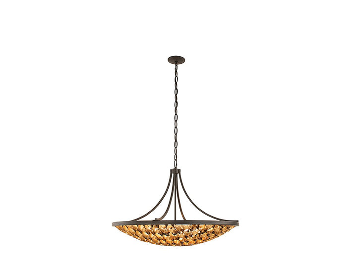 Savoy House Ventura 7-9351-8-46 Pendant Light - Matte Black and Gold