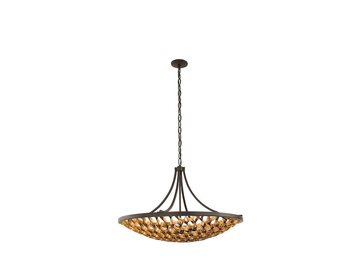 Savoy House Ventura 7-9351-8-46 Pendant Light - Matte Black and Gold