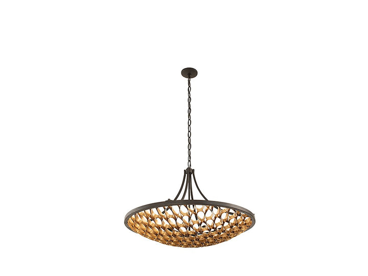 Savoy House Ventura 7-9351-8-46 Pendant Light - Matte Black and Gold