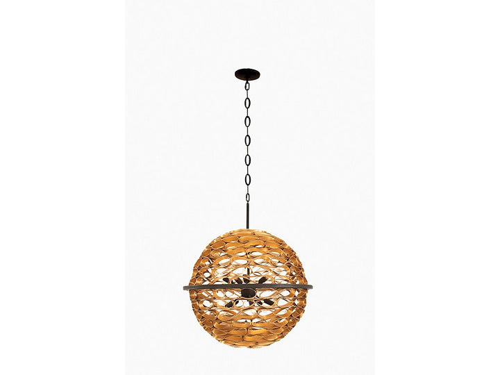 Savoy House Ventura 7-9352-10-46 Chandelier Light - Matte Black and Gold
