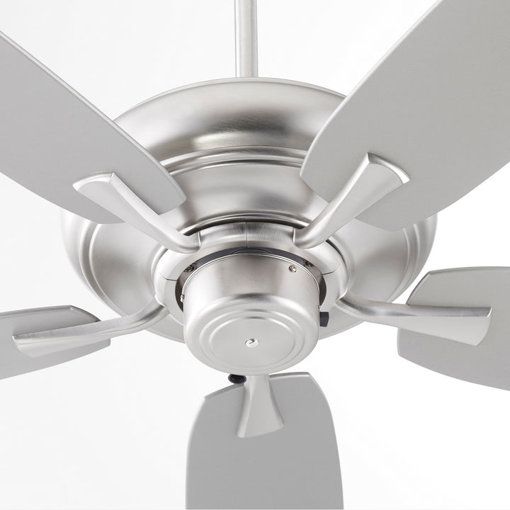 Quorum Apex Patio 190565-65 Ceiling Fan - Satin Nickel, Silver