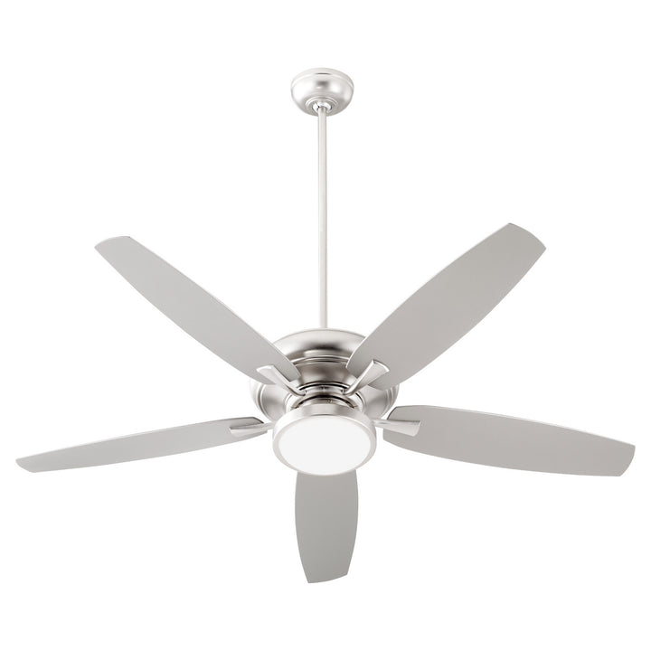 Quorum Apex Patio 190565-65 Ceiling Fan - Satin Nickel, Silver