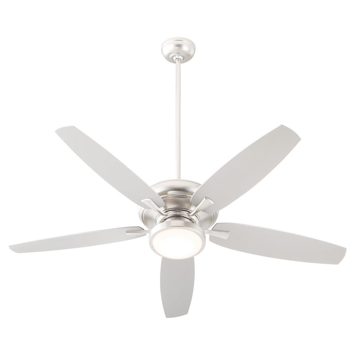 Quorum Apex Patio 190565-65 Ceiling Fan - Satin Nickel, Silver