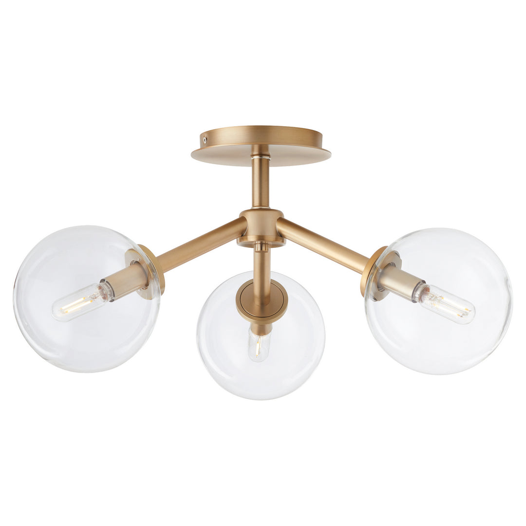Quorum Rovi 3132-21-80 Ceiling Light - Aged Brass