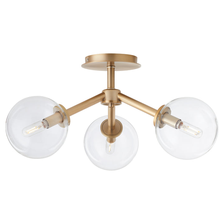 Quorum Rovi 3132-21-80 Ceiling Light - Aged Brass