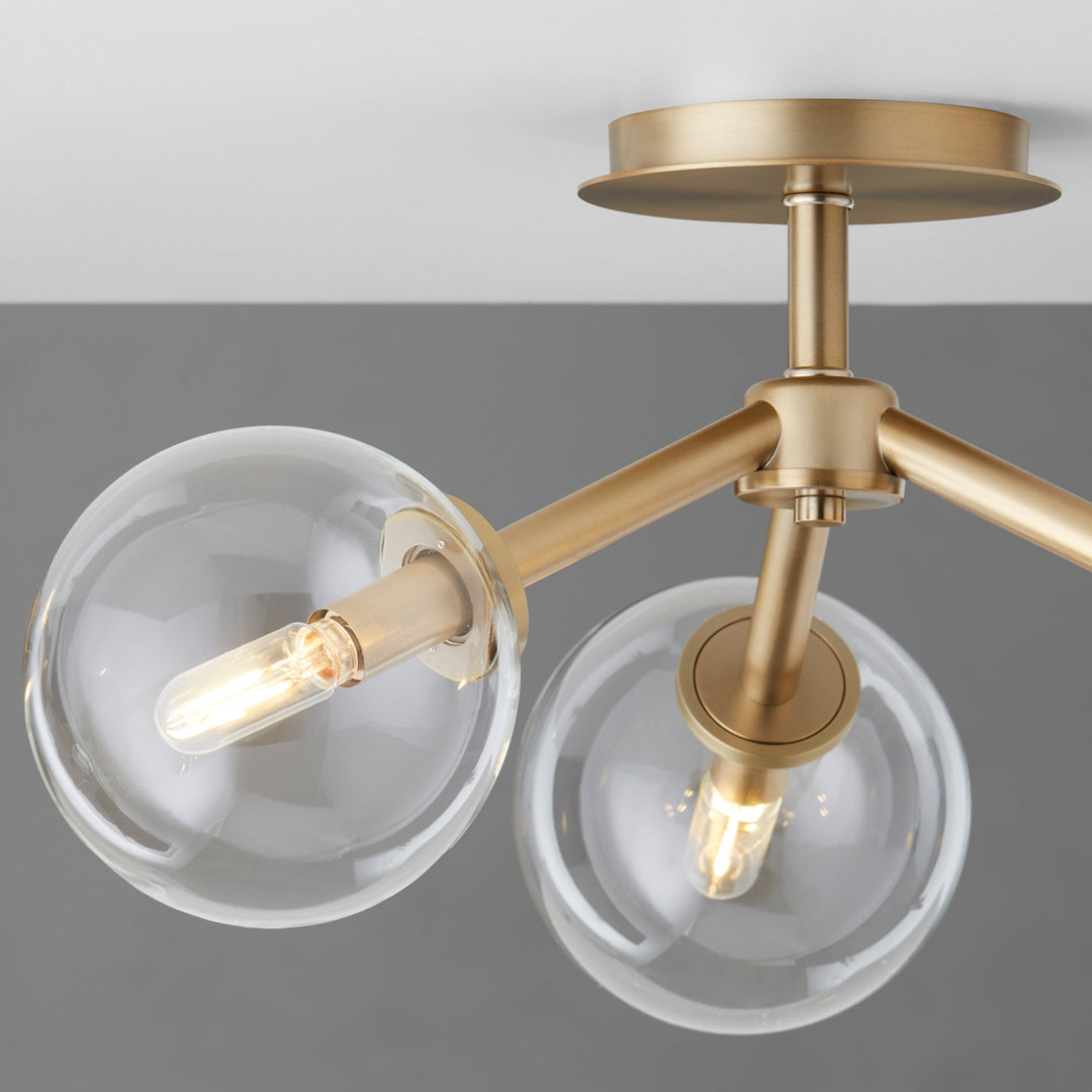 Quorum Rovi 3132-21-80 Ceiling Light - Aged Brass