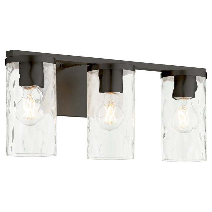 Quorum Steinway 5111-3-59 Bath Vanity Light 20 in. wide - Matte Black