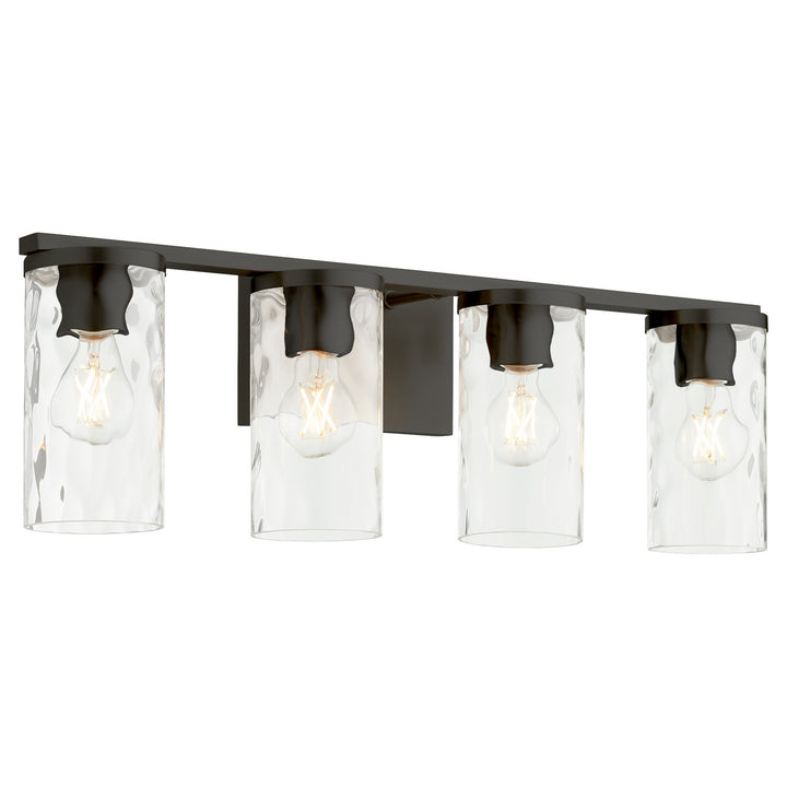 Quorum Steinway 5111-4-59 Bath Vanity Light 28 in. wide - Matte Black