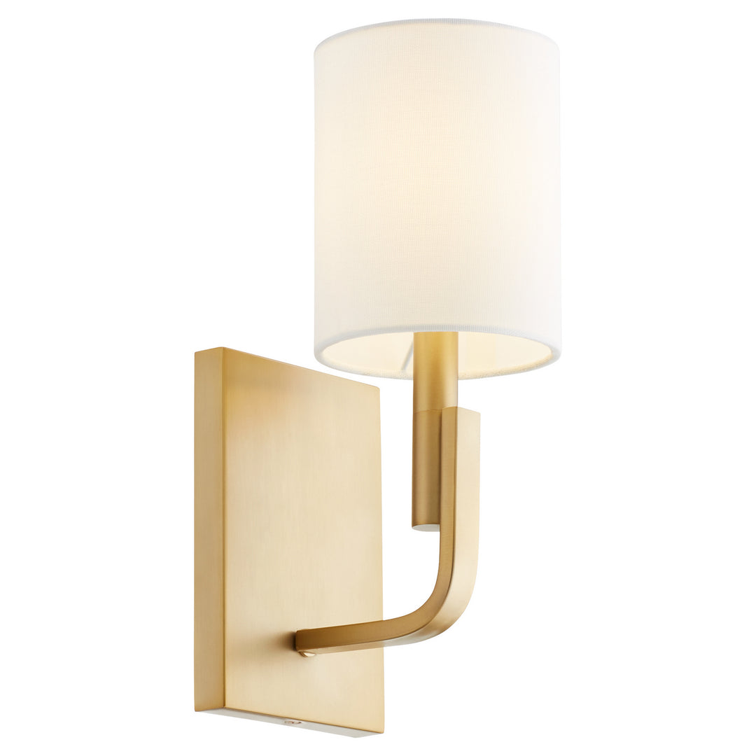 Quorum Tempo 5210-1-80 Wall Sconce Light - Aged Brass