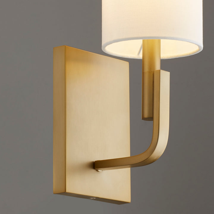 Quorum Tempo 5210-1-80 Wall Sconce Light - Aged Brass