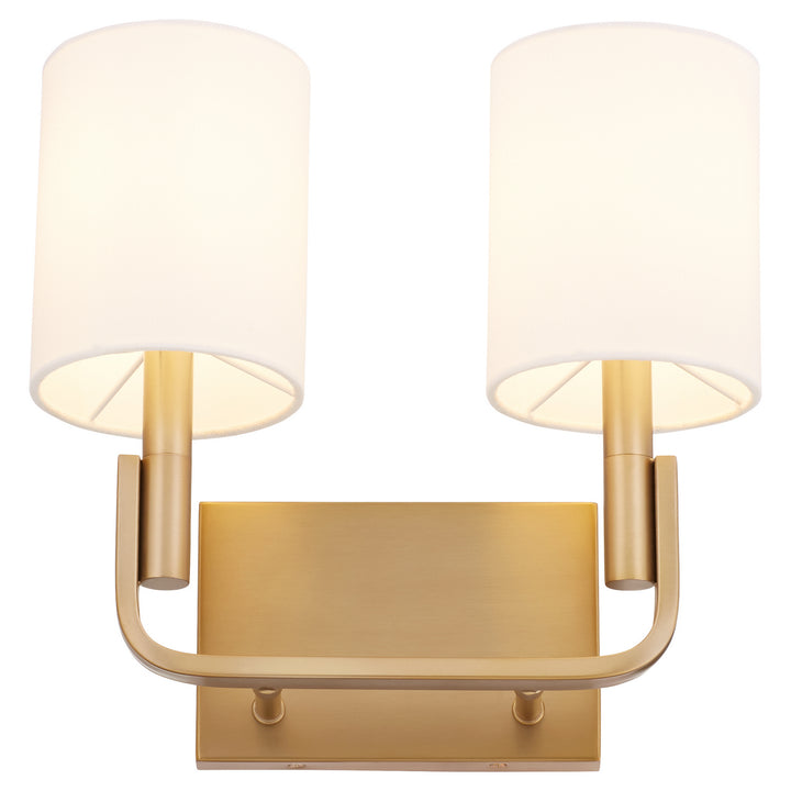Quorum Tempo 5210-2-80 Wall Sconce Light - Aged Brass