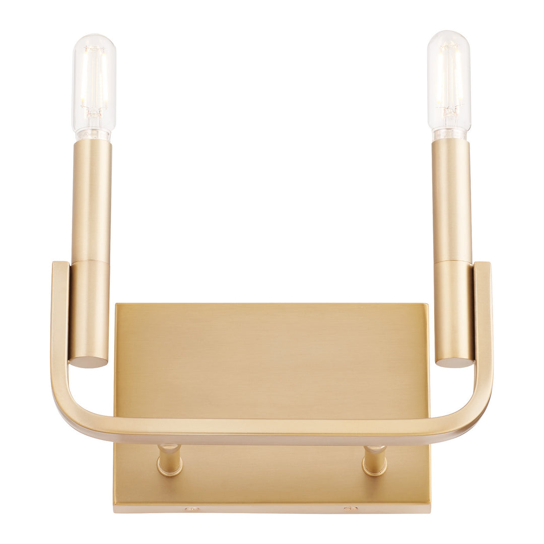 Quorum Tempo 5210-2-80 Wall Sconce Light - Aged Brass
