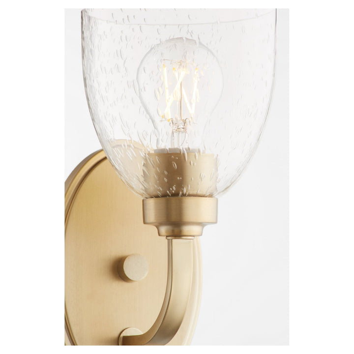 Quorum Reyes 5560-1-280 Wall Sconce Light - Aged Brass