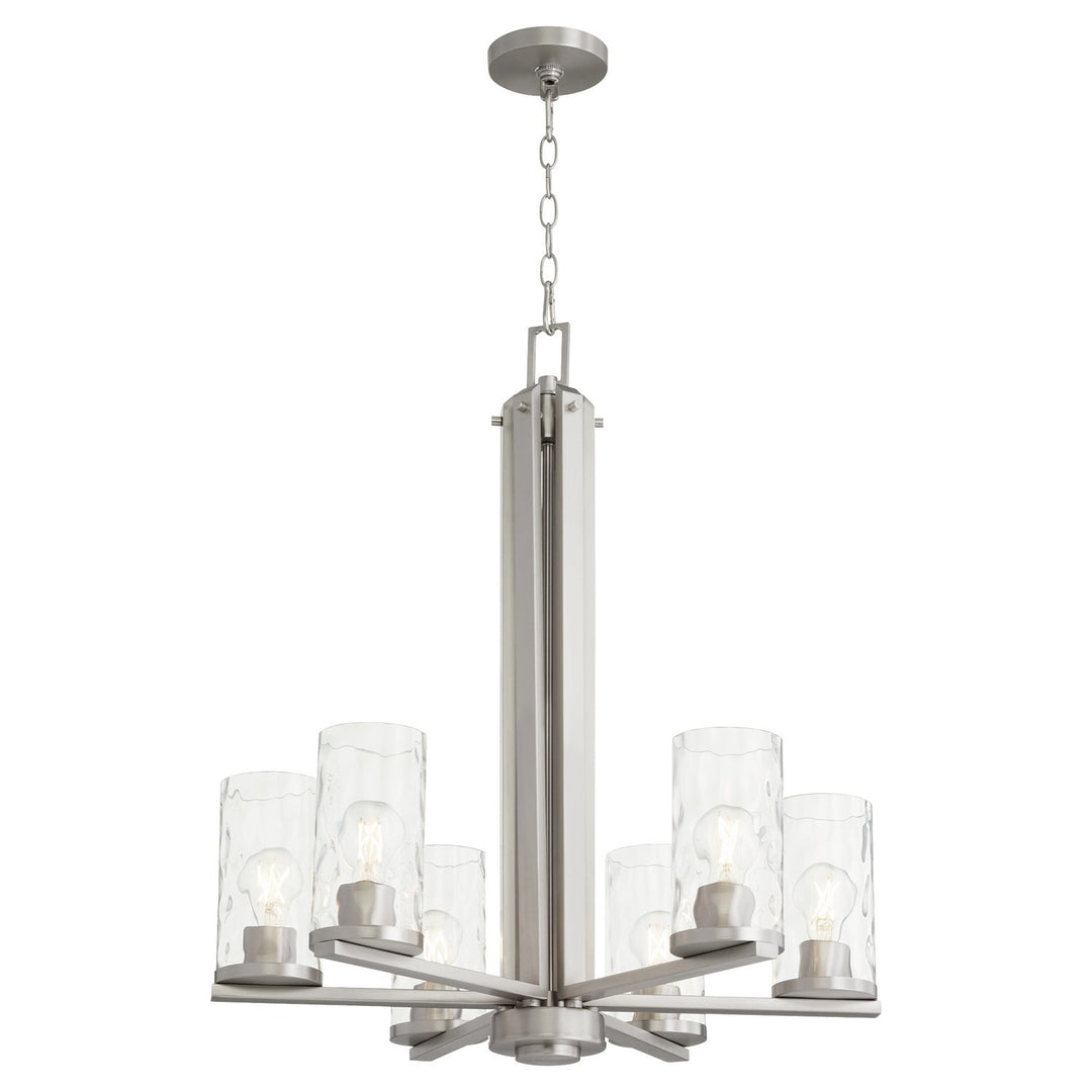 Quorum Steinway 6111-6-65 Chandelier Light - Satin Nickel