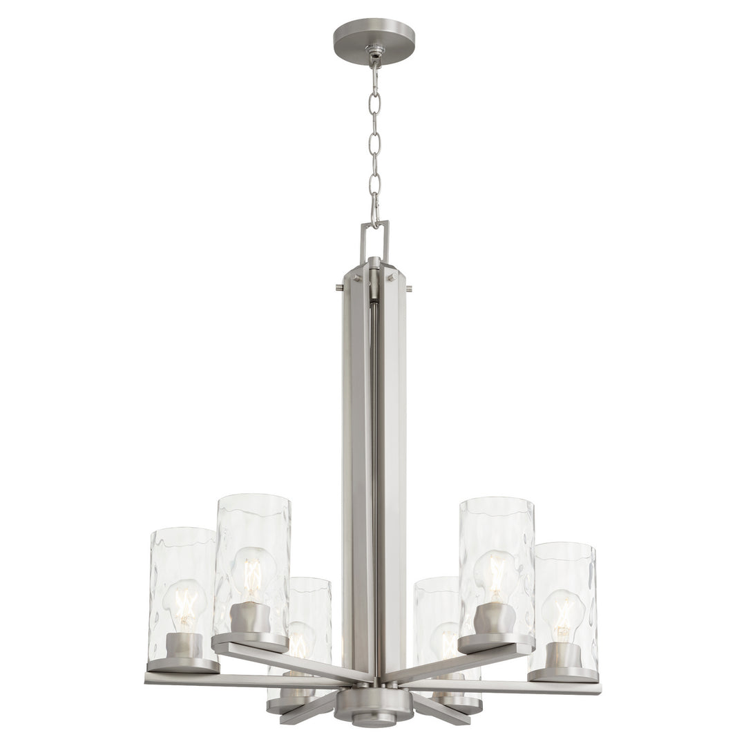 Quorum Steinway 6111-6-65 Chandelier Light - Satin Nickel