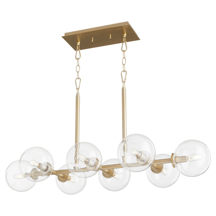 Quorum Rovi 6132-8-80 Pendant Light - Aged Brass