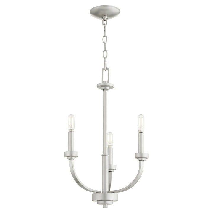 Quorum Reyes 6160-3-64 Chandelier Light - Classic Nickel