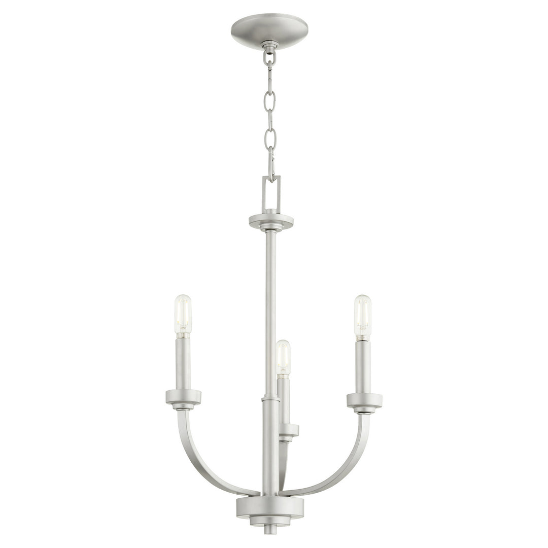 Quorum Reyes 6160-3-64 Chandelier Light - Classic Nickel
